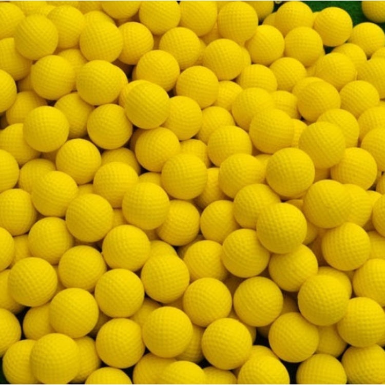 PGM 10 PCS Indoor Golf Rubber Ball, 10PCS Rubber Ball Yellow