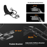 2026 Hot Sale  Fully Adjustable Racing Cockpit for Direct Drive Simulators with Robust Steel Frame for Fanatec Thrustmaster