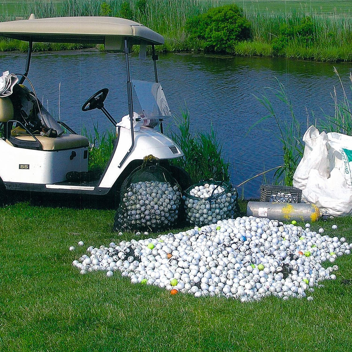 Recycled Lake Golf Balls, Mixed Golf Balls, Ideal for Practice and Play, Golf Ball.