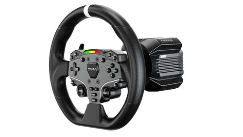 MOZA Racing R5 Pro Racing Simulator Bundle – R5 Pro Wheelbase, ES Lite Steering Wheel, SRP2 Lite Pedals