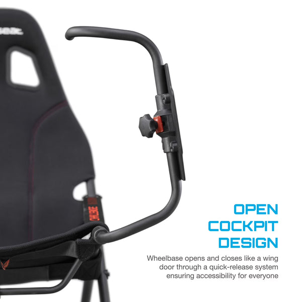 ® Challenge Actifit Lightweight Carbon Quality Steel Racing Simulator Cockpit, Black