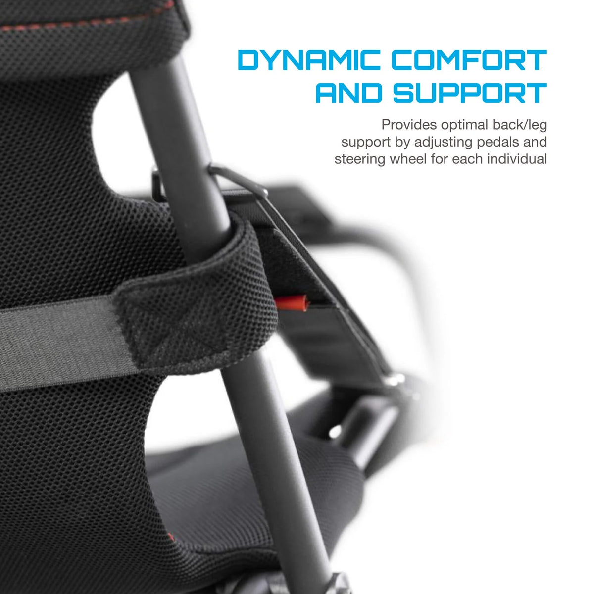 ® Challenge Actifit Lightweight Carbon Quality Steel Racing Simulator Cockpit, Black