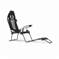 Racing Simulator Cockpit Built to Switch Formula and GT Positions, Adjustable Setup, Foldable Design, 44 lbs