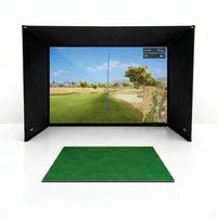 Simbox Golf Simulator Enclosure - 7 Sizes Available — Studio Shot