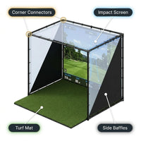 Simbox Golf Simulator Enclosure - 7 Sizes Available — How It Works