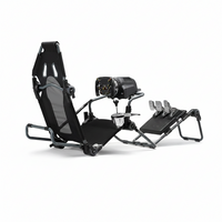 Racing Simulator Cockpit Built to Switch Formula and GT Positions, Adjustable Setup, Foldable Design, 44 lbs