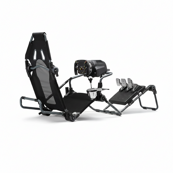 Racing Simulator Cockpit Built to Switch Formula and GT Positions, Adjustable Setup, Foldable Design, 44 lbs