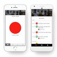 Smart Door Lock Designed for Keyless Entry, WiFi Connectivity, Voice Control, Works with Alexa & Google